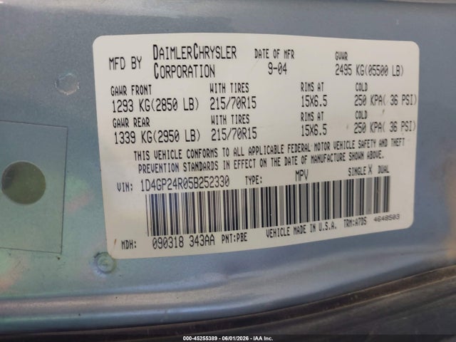 Dodge Grand Caravan Se