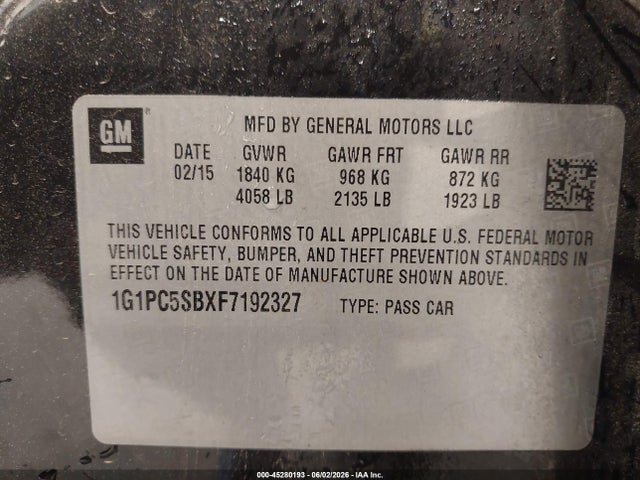 Chevrolet Cruze 1lt Auto
