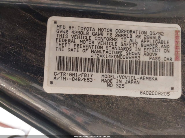 Toyota Camry Se