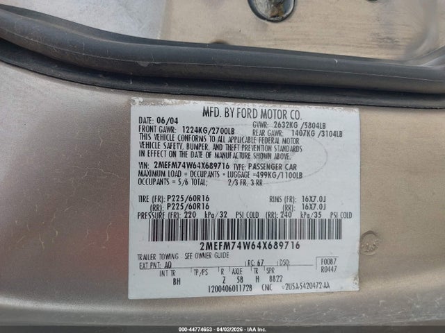 Mercury Grand Marquis Gs