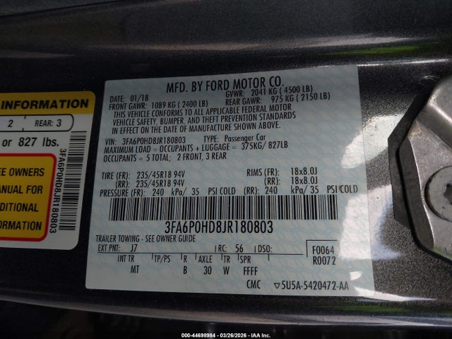 Ford Fusion Se