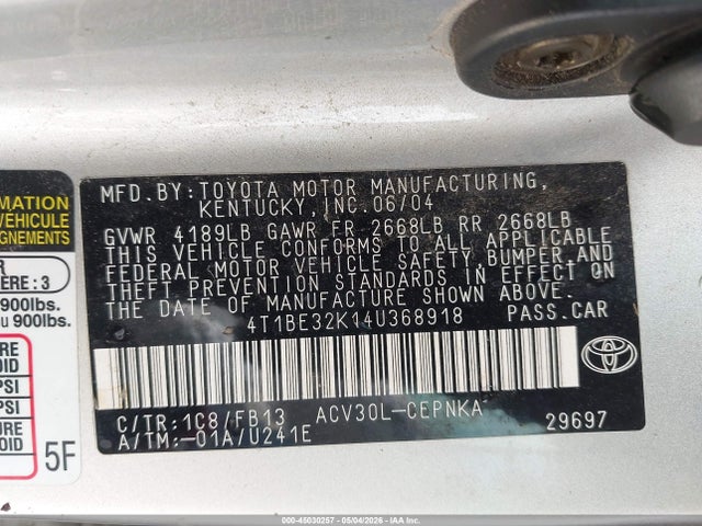 Toyota Camry Le