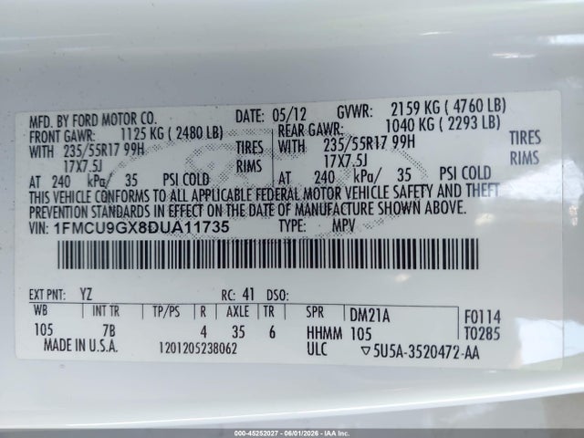 Ford Escape Se