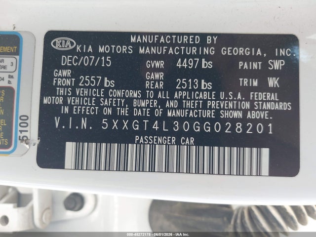 Kia Optima Lx