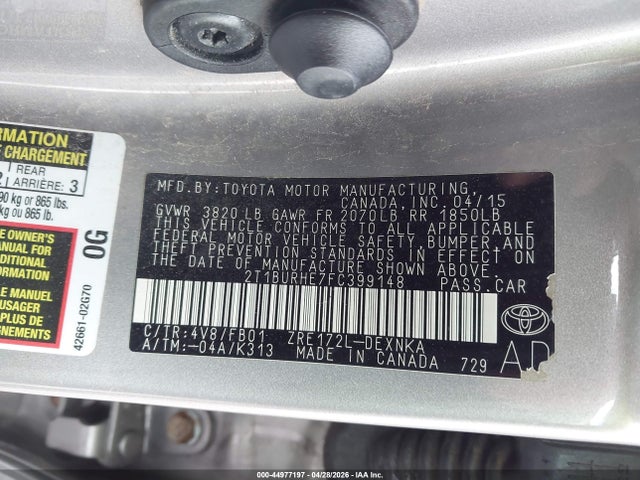 Toyota Corolla Le