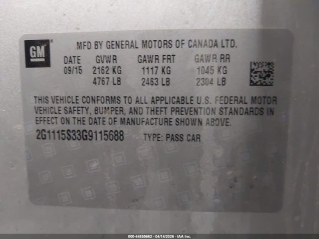 Chevrolet Impala 2lt