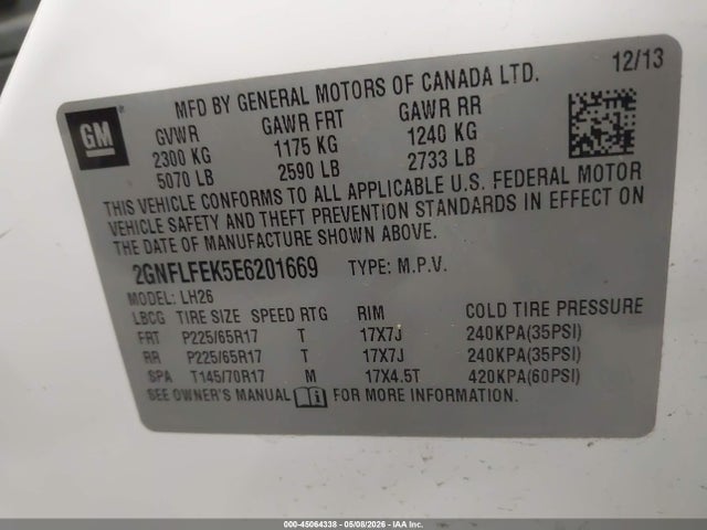 Chevrolet Equinox 1lt
