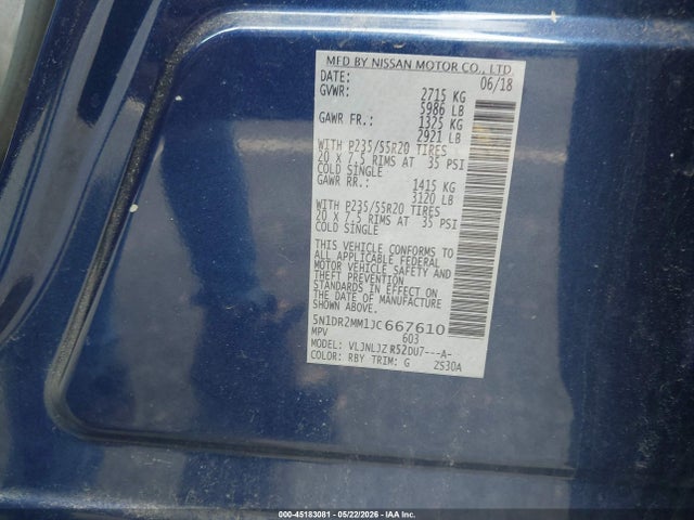 Nissan Pathfinder Platinum