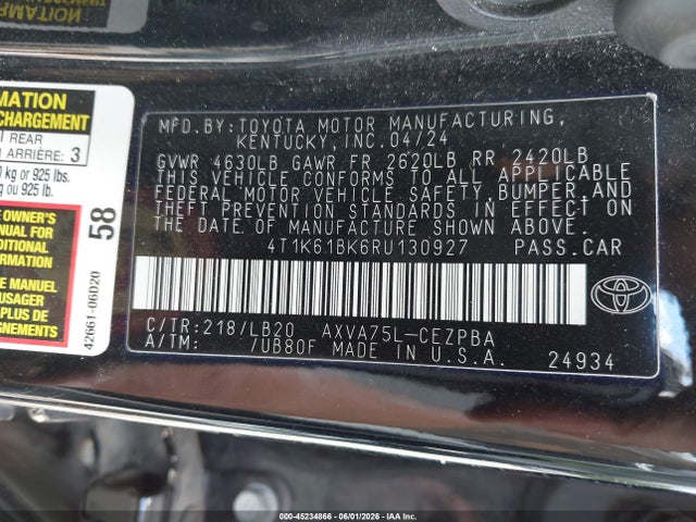Toyota Camry Xse