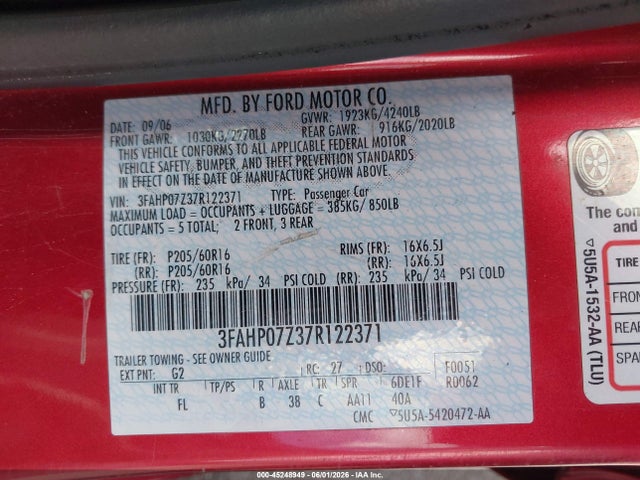 Ford Fusion Se