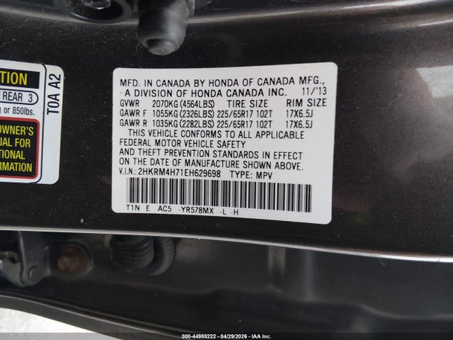 Honda CR-V Ex-l
