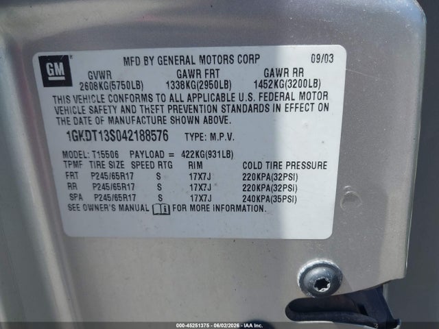 GMC Envoy Slt
