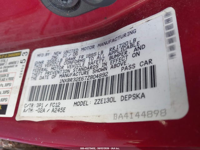Toyota Corolla S