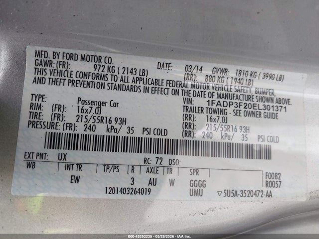Ford Focus Se