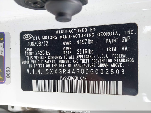 Kia Optima Sx