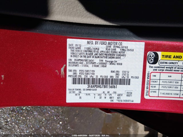 Ford Fusion Se