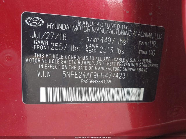 Hyundai SONATA Se