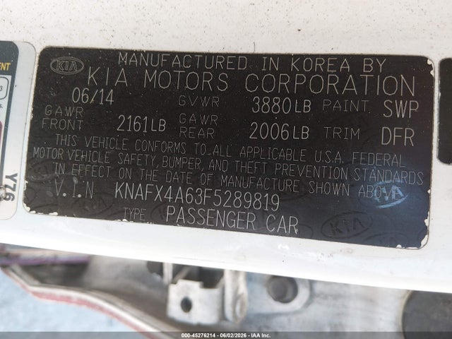 Kia Forte Lx