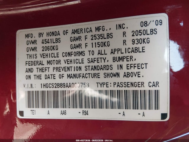Honda Accord 3.5 Ex-l