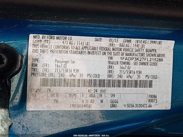 Ford Focus Se