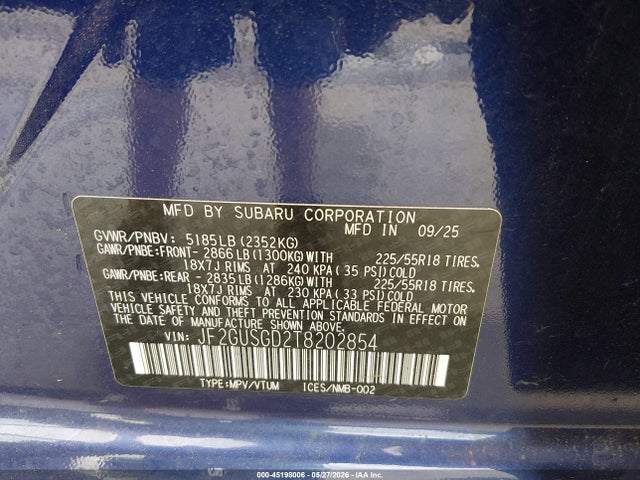 Subaru Crosstrek Sport