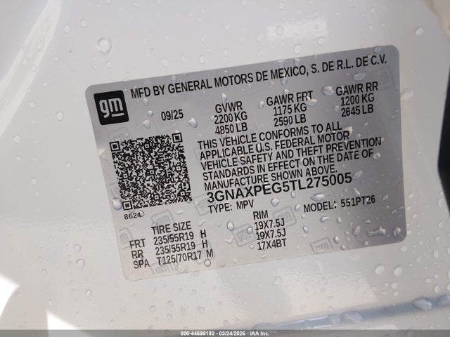 Chevrolet Equinox Awd Lt