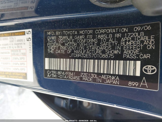 Toyota Corolla Le