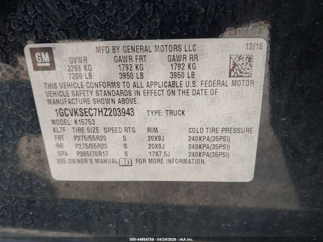 Chevrolet Silverado 1500 1lz