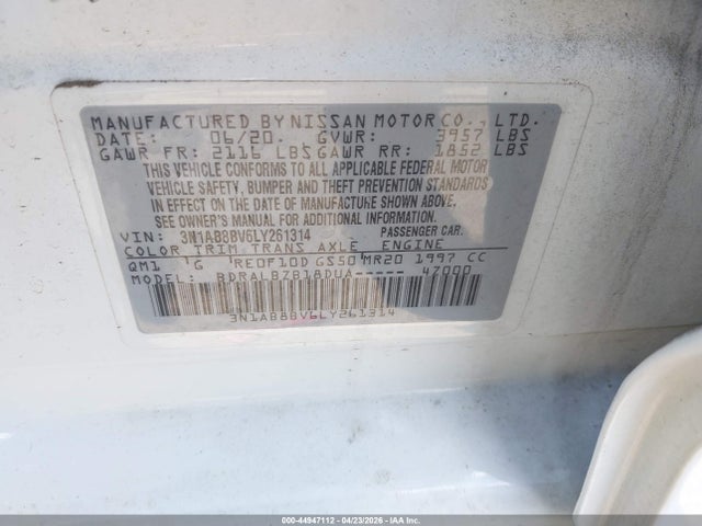 Nissan Sentra S Xtronic Cvt