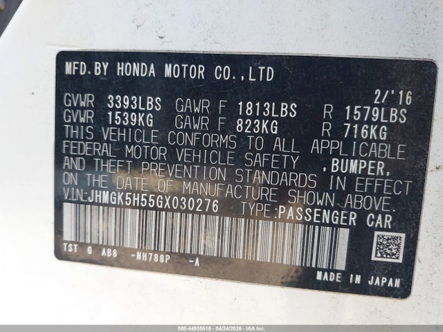 Honda Fit Lx