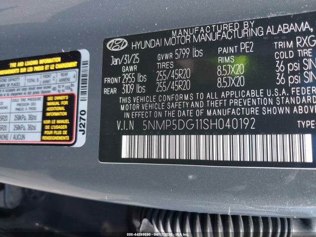 Hyundai SANTA FE Calligraphy