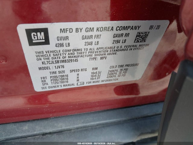 Chevrolet Trax Fwd Lt