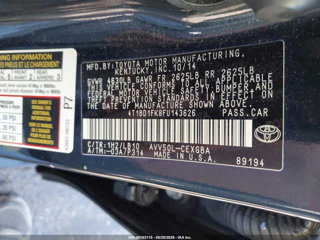 Toyota Camry Xle