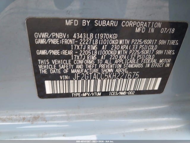 Subaru Crosstrek 2.0i Premium