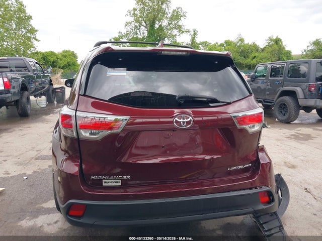 Toyota Highlander Limited Platinum V6