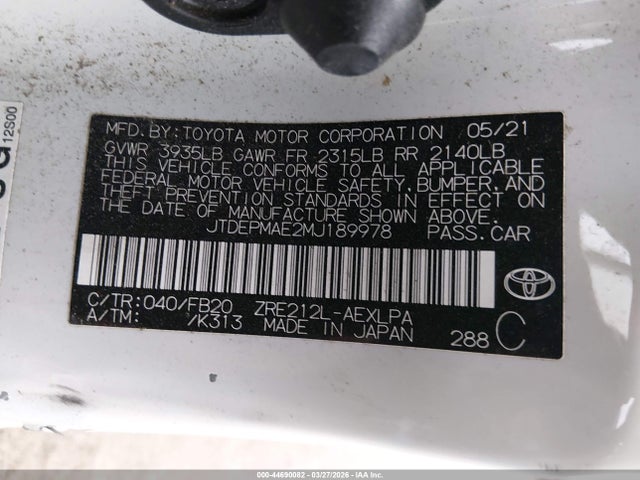 Toyota Corolla Le