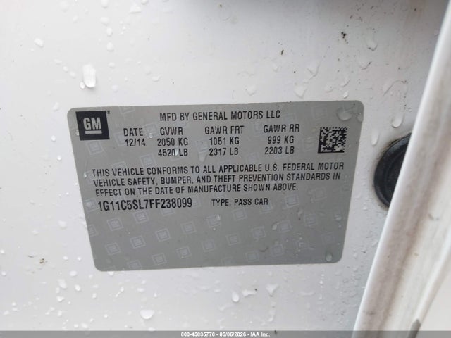 Chevrolet Malibu 1lt