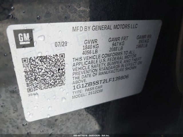 Chevrolet Malibu Fwd Ls
