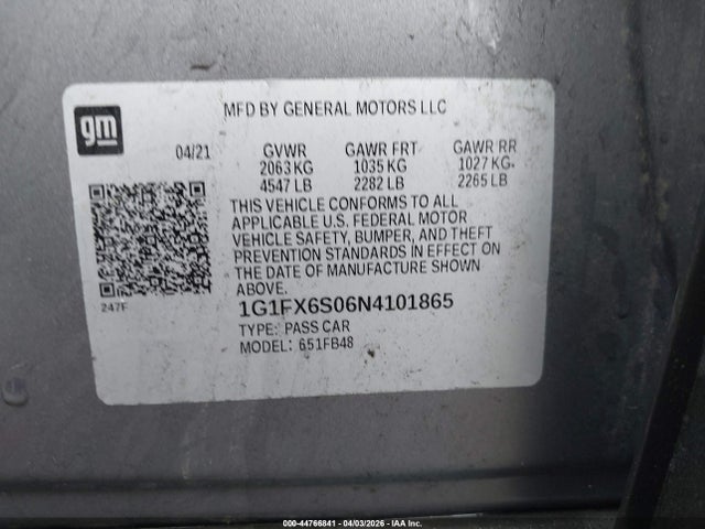 Chevrolet Bolt Fwd 2lt