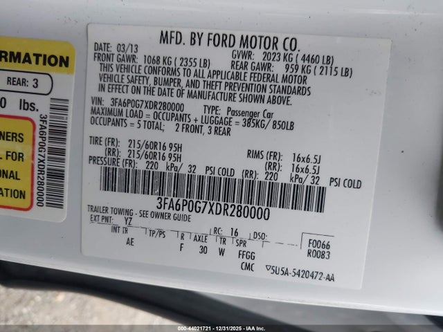 Ford Fusion S