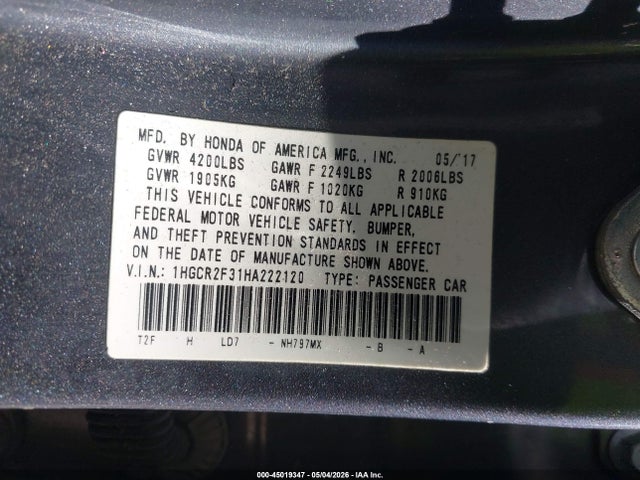 Honda Accord Lx