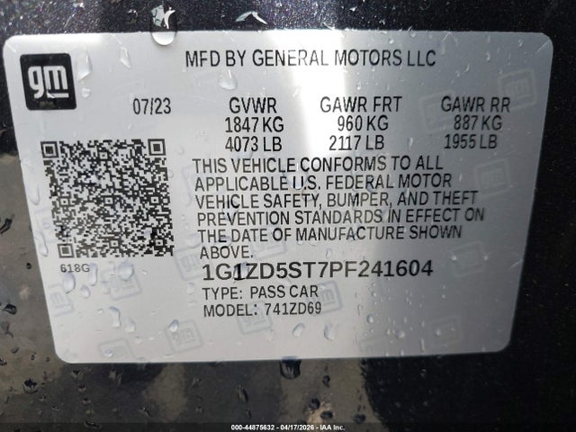 Chevrolet Malibu Fwd 1lt