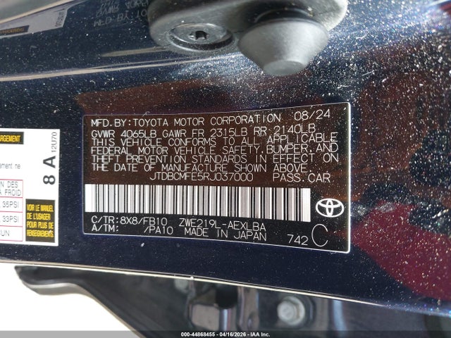 Toyota Corolla Hybrid Le