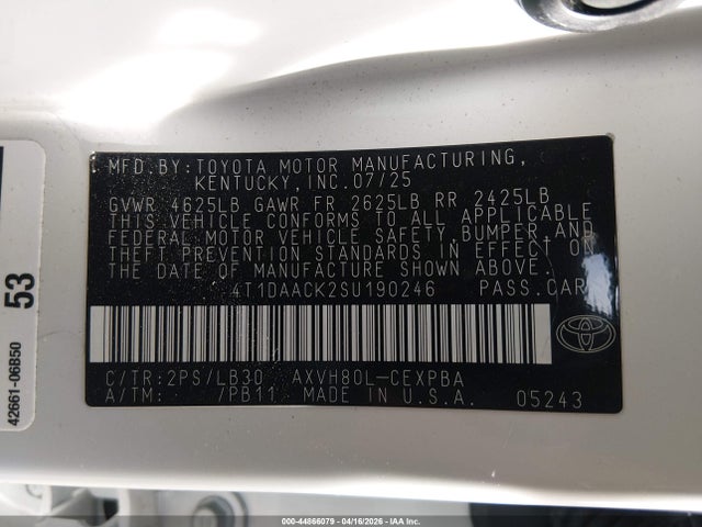 Toyota Camry Xse