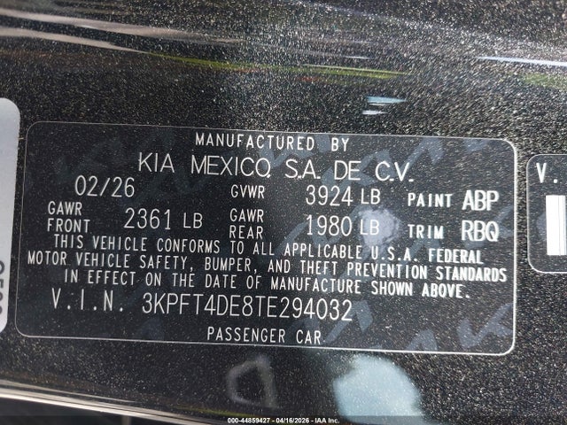 Kia K4 Lxs