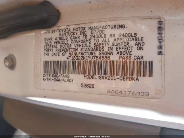 Toyota Camry Ce