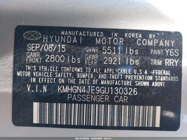 Hyundai Genesis 3.8