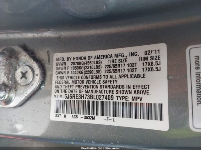Honda CR-V Ex-l
