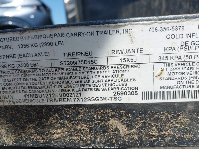 Carry-on Trailer 12 Utility