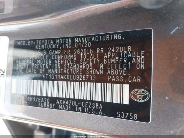 Toyota Camry Se